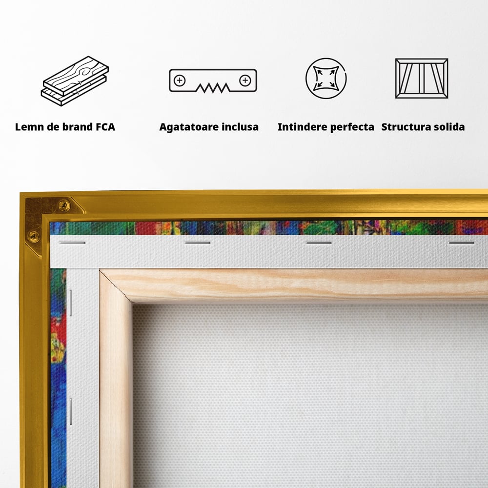 Leinwand Premium Canvas Wall Art, LuxCanva® N1090, Fermentierte Galerie, Flaschen, Wein, Graffiti, Getränk, Lebendige Farben, Abstrakt, Modern, Pop Art, Pub, Bar, Lounge, Restaurant, Küche