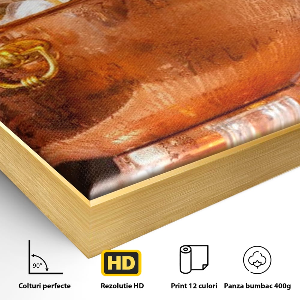 Tablou Canvas Premium, LuxCanva® N1097, Rasfatul Oaspetilor, Sticle, Vin Alb, Bautura, Bol, Rece, Eleganta, Racoritor, Petrecere, Rafinament, Pub, Lounge, Bar, Restaurant, Bucatarie