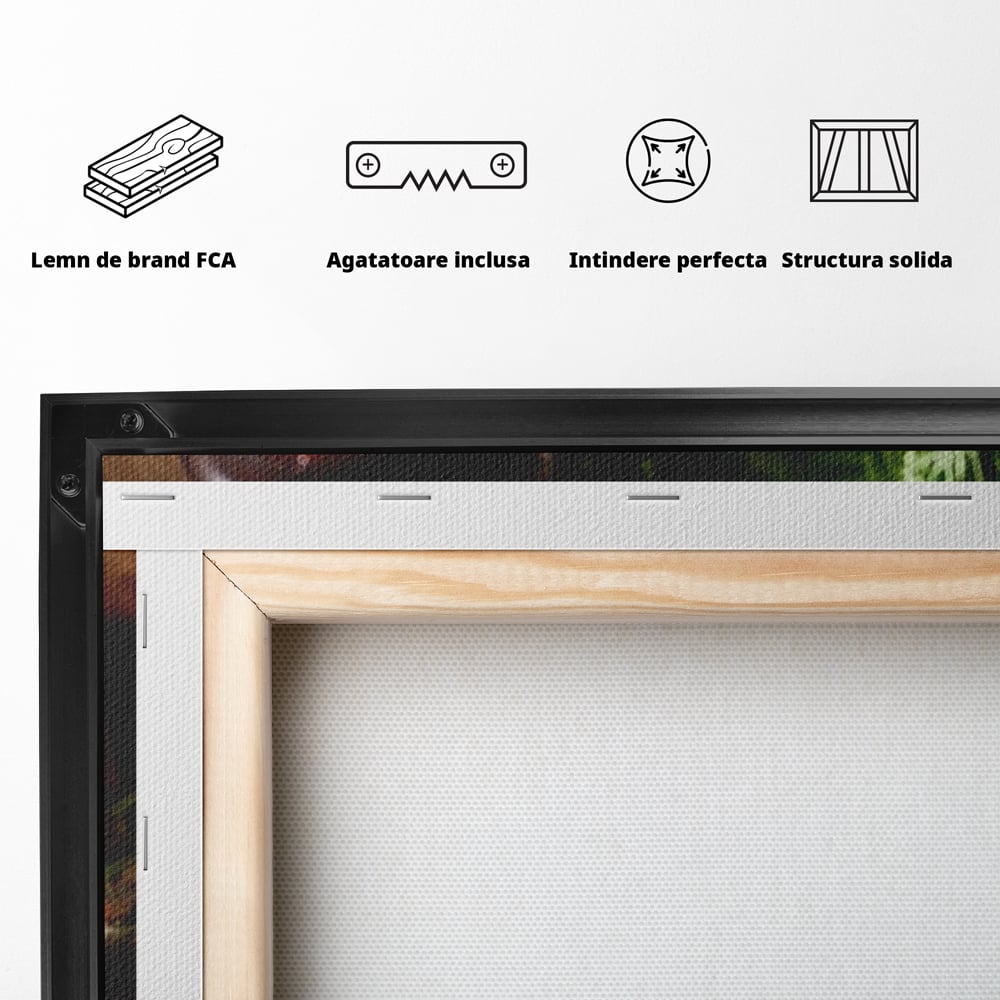 Leinwand Premium Leinwandbild, LuxCanva® N1112, Orientalische Köstlichkeiten, Lebensmittel, Rezept, Asiatisch, Koreanisch, Reis, Gemüse, Exotisch, Köstlich, Zutaten, Gastronomie, Restaurant, Küche