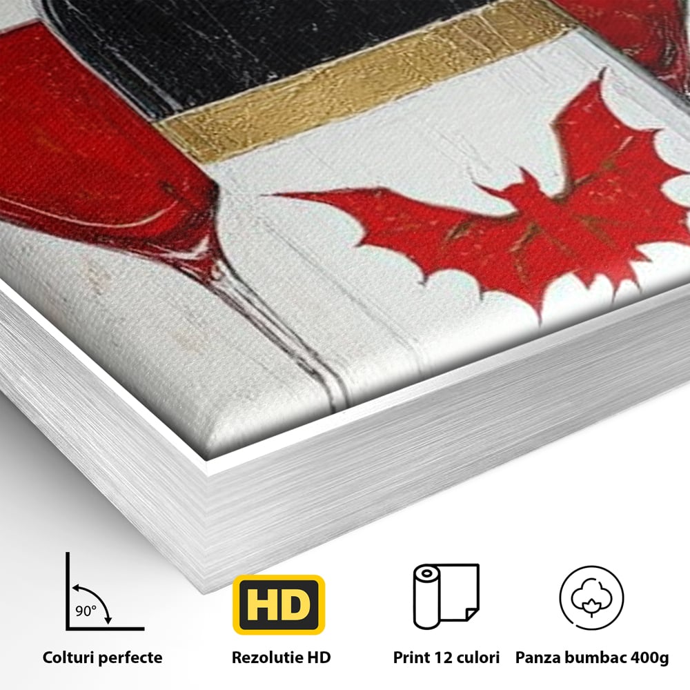 Leinwand Premium Canvas Wandkunst, LuxCanva® N1116, Ewige Nacht Wein, Rotwein, Getränk, Glas, Glas, lila, Gläser, golden, vampirisch, gotisch, Pub, Lounge, Bar, Restaurant, Küche