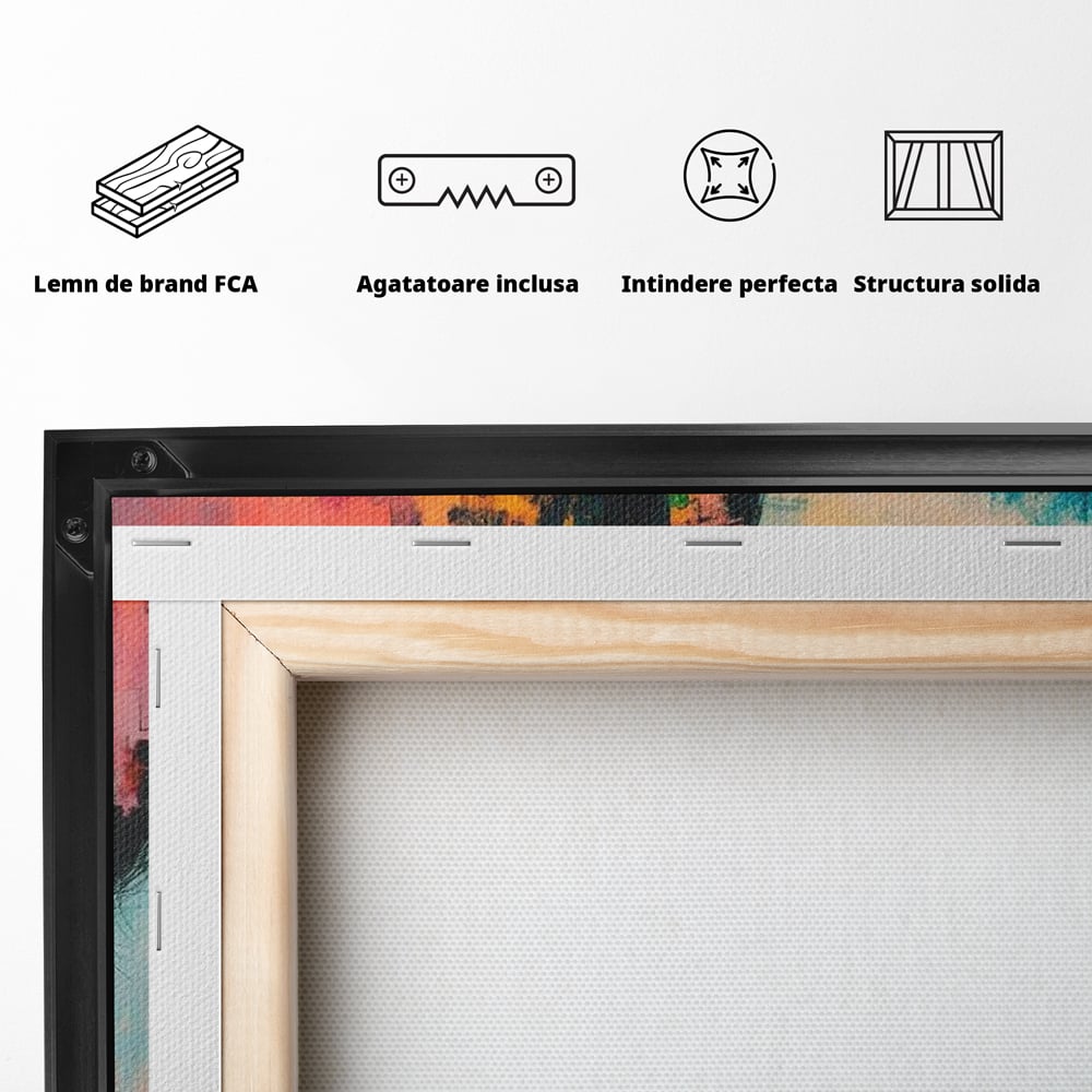 Tablou Canvas Premium, LuxCanva® N1120, Ganduri in Puzzle, Psihologie, Mister, Identitate, Emotie, Minte, Constiinta, Joc, Cafea, Ceasca, Cafenea, Pub, Lounge, Bar, Restaurant, Bucatarie