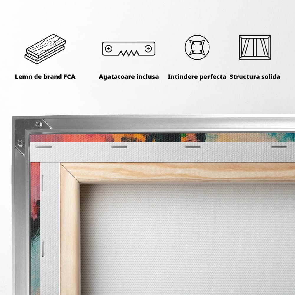 Tablou Canvas Premium, LuxCanva® N1120, Ganduri in Puzzle, Psihologie, Mister, Identitate, Emotie, Minte, Constiinta, Joc, Cafea, Ceasca, Cafenea, Pub, Lounge, Bar, Restaurant, Bucatarie