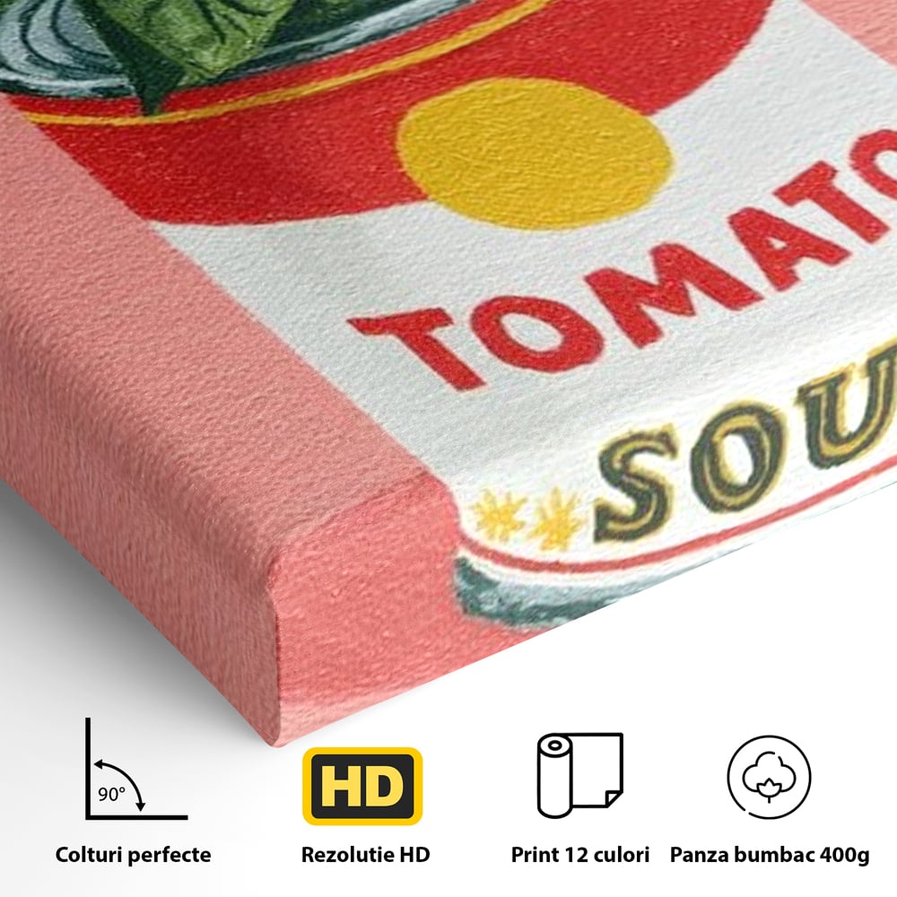 Leinwand Premium Canvas Wall Art, LuxCanva® N1127, Flavour Box, Tomaten, Dose, Konserven, Suppe, Lebensmittel, Rezept, Zutat, Geschmack, Aroma, Gastronomie, Restaurant, Küche