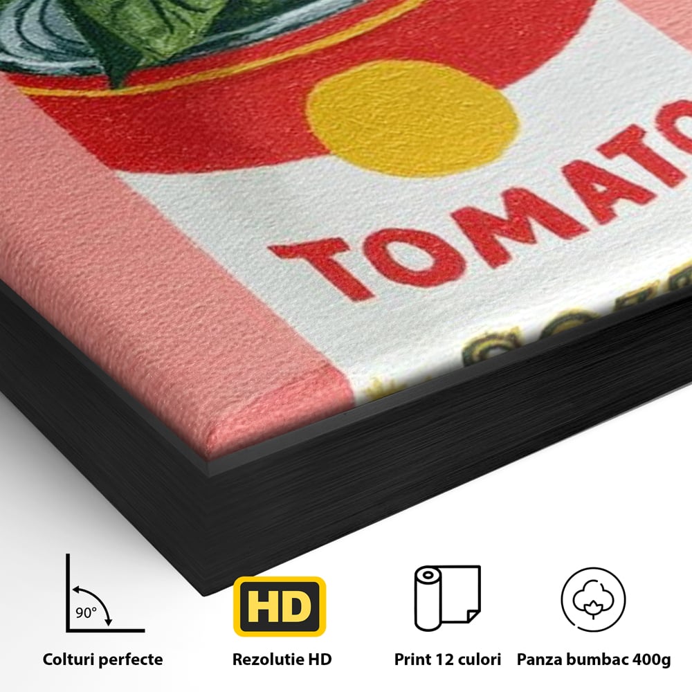 Leinwand Premium Canvas Wall Art, LuxCanva® N1127, Flavour Box, Tomaten, Dose, Konserven, Suppe, Lebensmittel, Rezept, Zutat, Geschmack, Aroma, Gastronomie, Restaurant, Küche