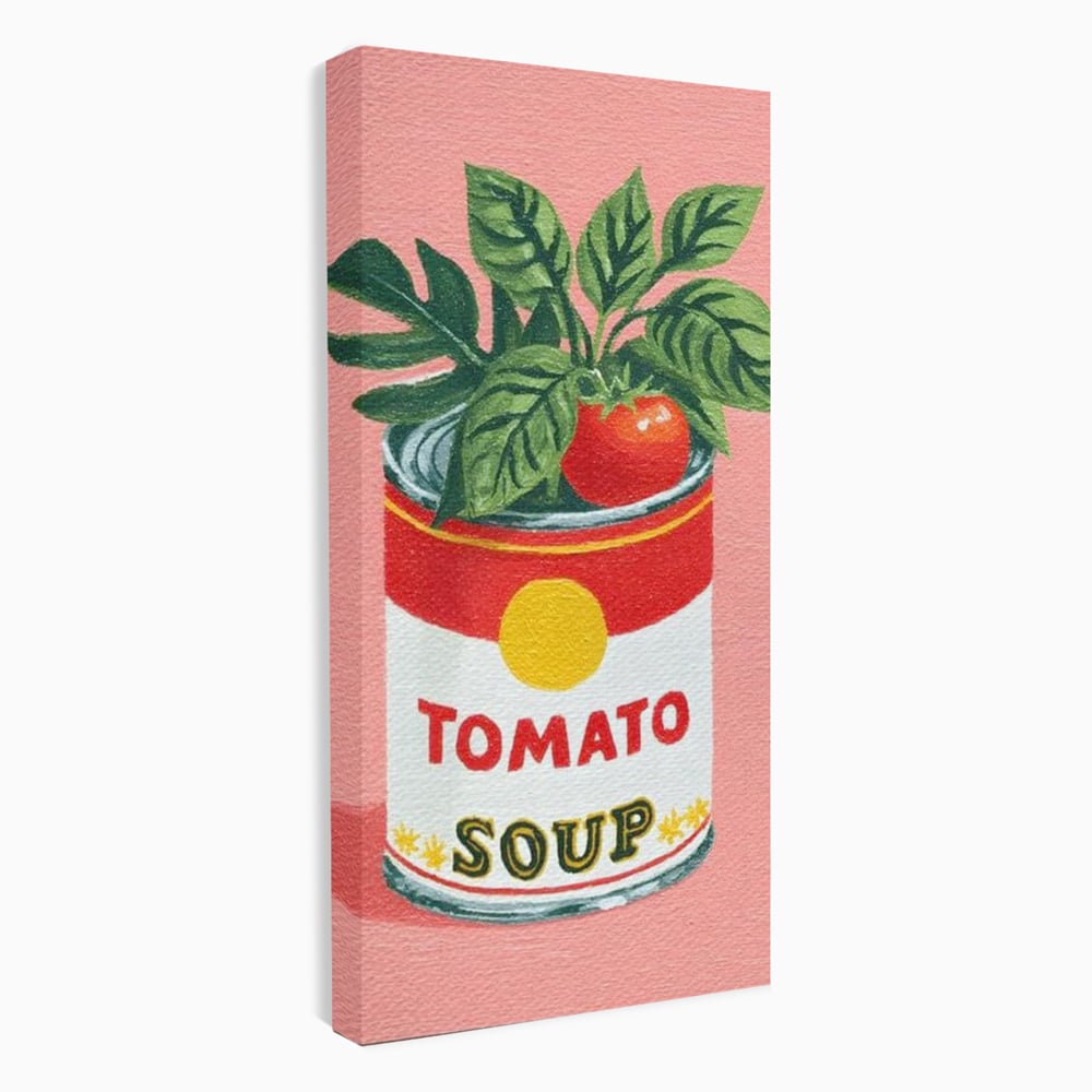 Leinwand Premium Canvas Wall Art, LuxCanva® N1127, Flavour Box, Tomaten, Dose, Konserven, Suppe, Lebensmittel, Rezept, Zutat, Geschmack, Aroma, Gastronomie, Restaurant, Küche