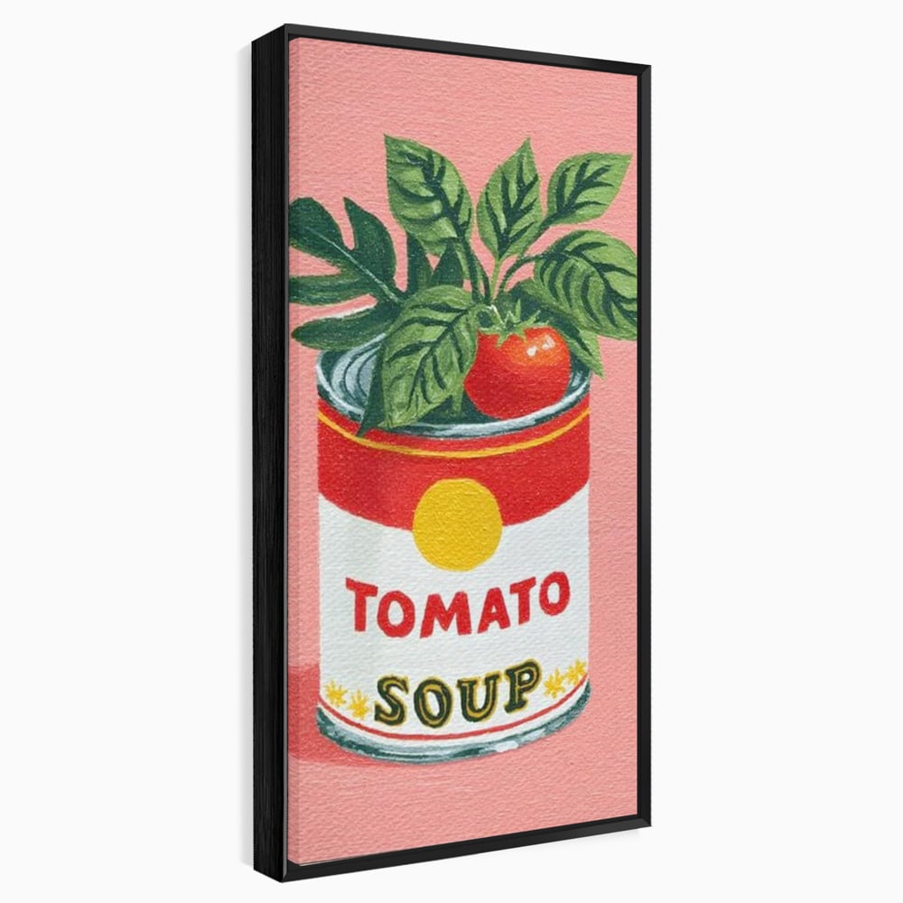 Leinwand Premium Canvas Wall Art, LuxCanva® N1127, Flavour Box, Tomaten, Dose, Konserven, Suppe, Lebensmittel, Rezept, Zutat, Geschmack, Aroma, Gastronomie, Restaurant, Küche