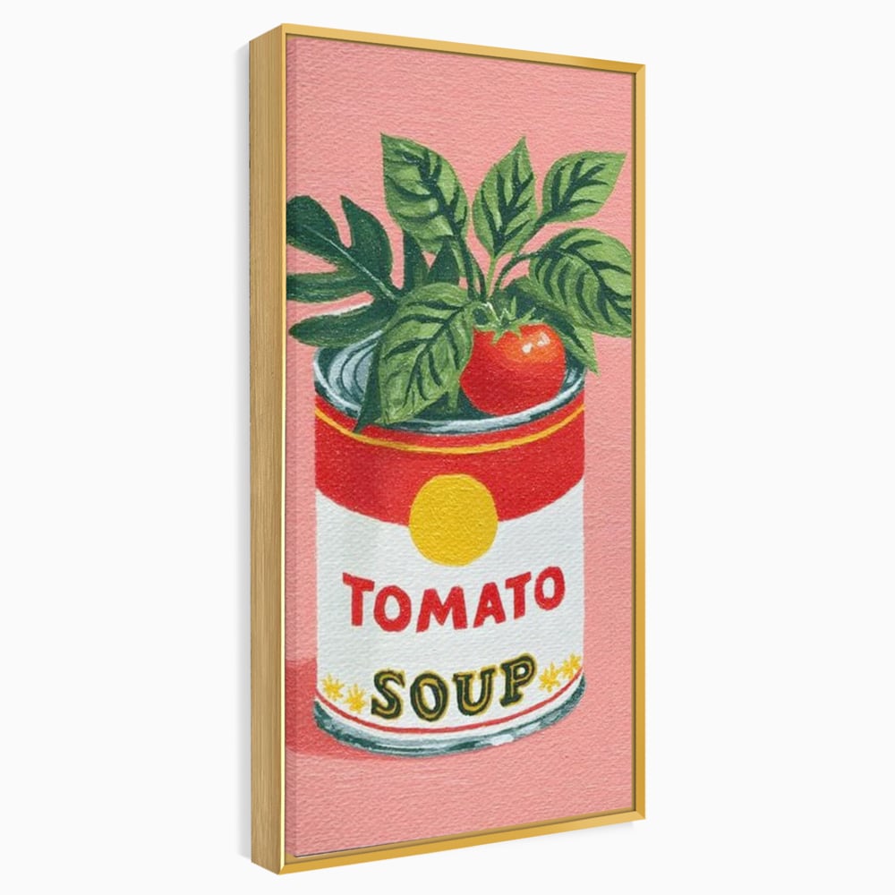 Leinwand Premium Canvas Wall Art, LuxCanva® N1127, Flavour Box, Tomaten, Dose, Konserven, Suppe, Lebensmittel, Rezept, Zutat, Geschmack, Aroma, Gastronomie, Restaurant, Küche