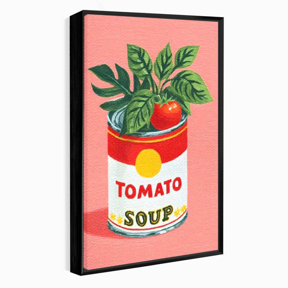 Leinwand Premium Canvas Wall Art, LuxCanva® N1127, Flavour Box, Tomaten, Dose, Konserven, Suppe, Lebensmittel, Rezept, Zutat, Geschmack, Aroma, Gastronomie, Restaurant, Küche