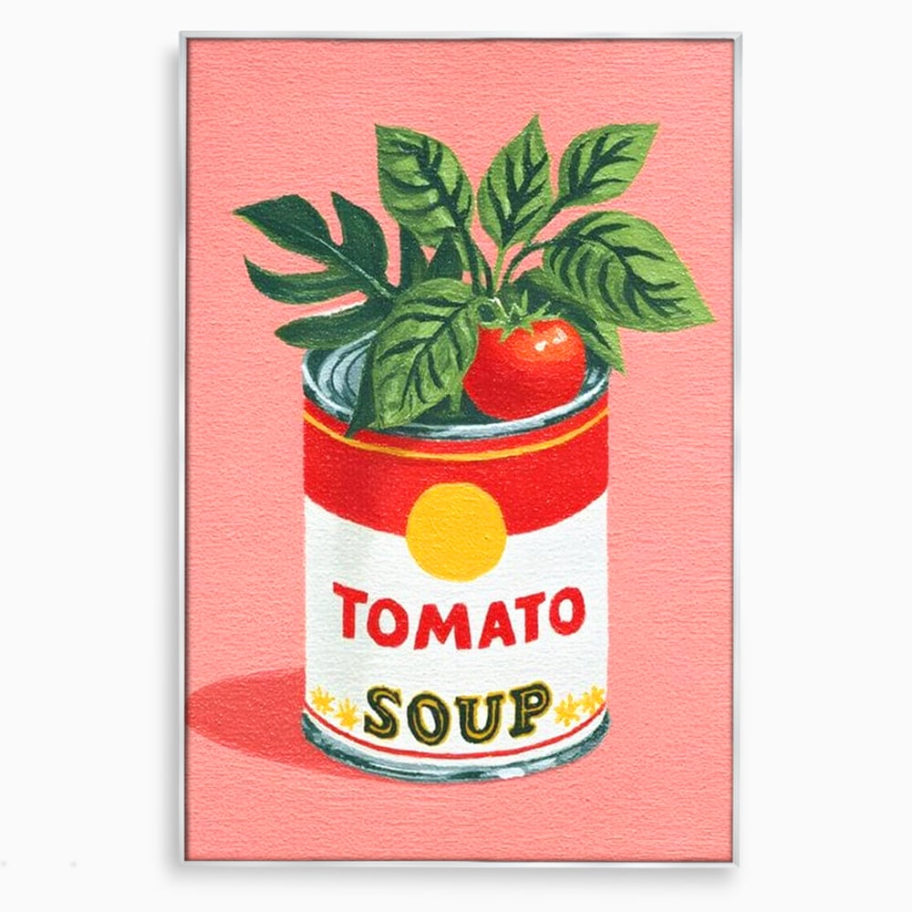 Leinwand Premium Canvas Wall Art, LuxCanva® N1127, Flavour Box, Tomaten, Dose, Konserven, Suppe, Lebensmittel, Rezept, Zutat, Geschmack, Aroma, Gastronomie, Restaurant, Küche