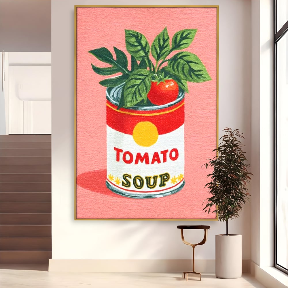 Leinwand Premium Canvas Wall Art, LuxCanva® N1127, Flavour Box, Tomaten, Dose, Konserven, Suppe, Lebensmittel, Rezept, Zutat, Geschmack, Aroma, Gastronomie, Restaurant, Küche