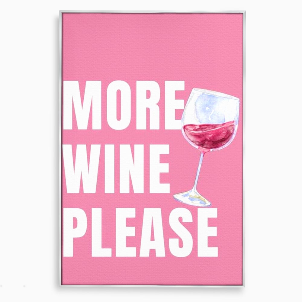 Leinwand Wandkunst Premium, LuxCanva® N1129, Rose Therapie, Poster, Text, Nachricht, Cool, Trendy, Lustig, Wein, Trinken, Glas, Rosa, Kneipe, Lounge, Bar, Restaurant, Küche