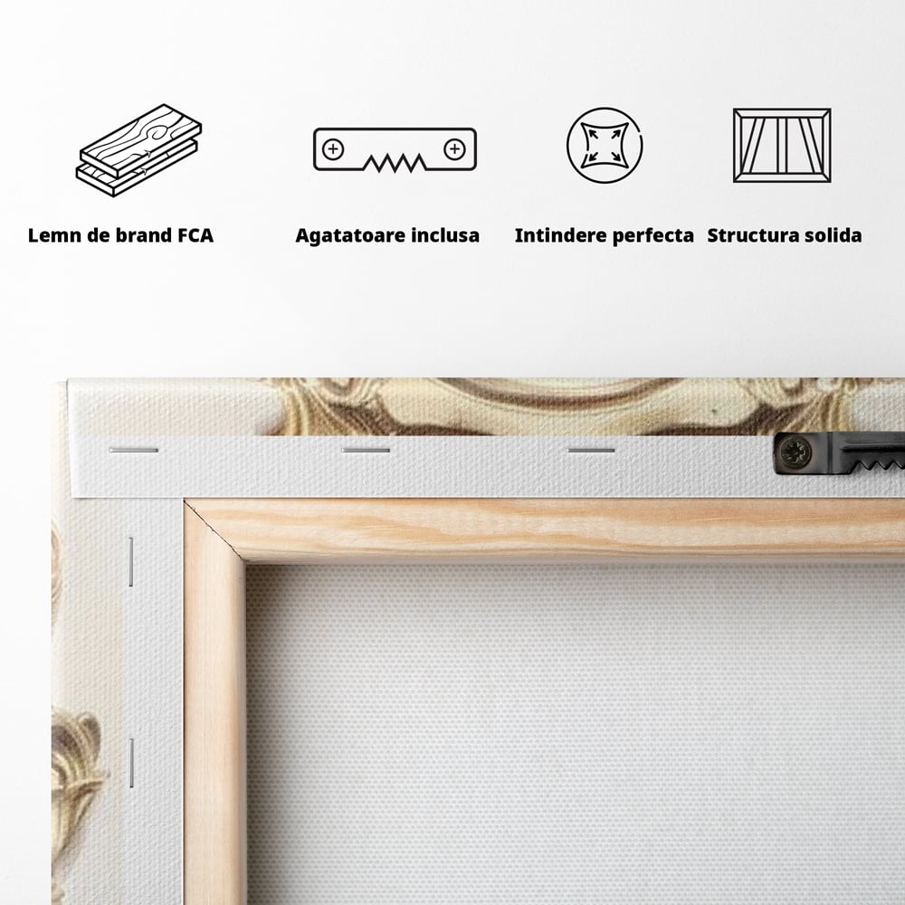 Leinwand Premium Leinwand Wandkunst, LuxCanva® N1130, Glück Taste, Luxus, Champagner, Getränk, Taste, Gold, Party, Text, Chic, Festlich, Pub, Lounge, Bar, Restaurant, Küche