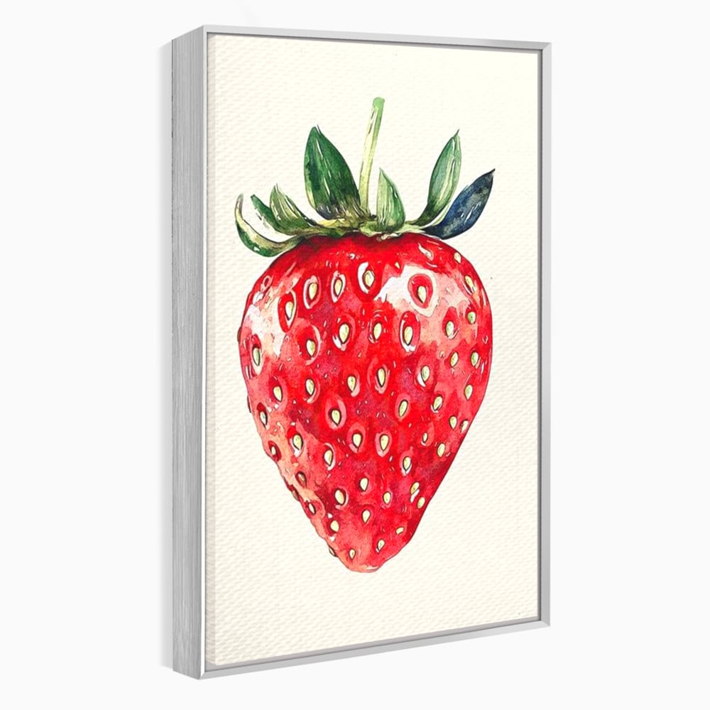 Leinwand Premium Canvas Wall Art, LuxCanva® N1134, Sommer Süße, Erdbeere, Obst, süß, süß, frisch, natürlich, gesund, rot, frisch, Geschmack, Aroma, Energie, Süßwaren, Restaurant, Küche