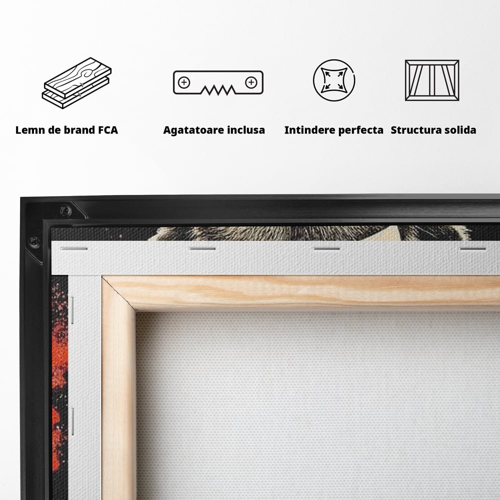 Leinwandbilder Premium, LuxCanva® N1138, Leckerer kleiner Dieb, Tier, Tier, Maus, Koch, Rezepte, Meister, Charakter, Kostüm, Lebensmittel, Lustig, Köstlichkeiten, Restaurant, Küche