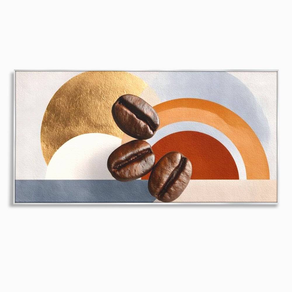 Tablou Canvas Premium, LuxCanva® N1152, Aroma de Altadata, Cafea, Boabe, Matinal, Minimalist, Abstract, Modern, Infuzie, Forme, Cafenea, Pub, Bar, Lounge, Restaurant, Bucatarie