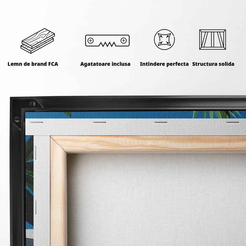 Tablou Canvas Premium, LuxCanva® N1156, Compozitie Fructata, Bol, Fructe, Capsuni, Portocale, Struguri, Fructe de Padure, Vitamine, Restaurant, Bucatarie
