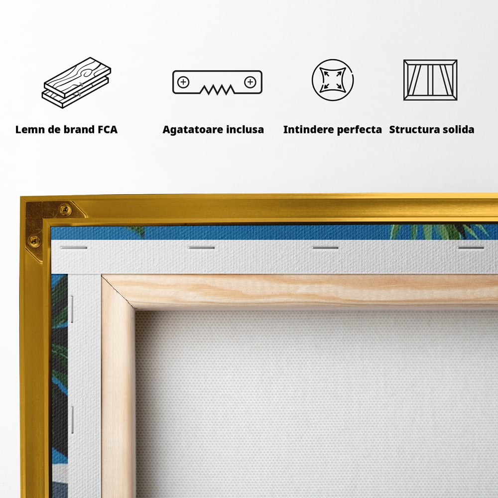 Tablou Canvas Premium, LuxCanva® N1156, Compozitie Fructata, Bol, Fructe, Capsuni, Portocale, Struguri, Fructe de Padure, Vitamine, Restaurant, Bucatarie