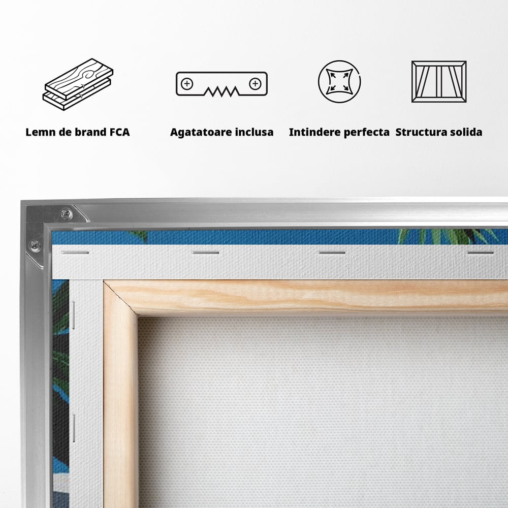 Tablou Canvas Premium, LuxCanva® N1156, Compozitie Fructata, Bol, Fructe, Capsuni, Portocale, Struguri, Fructe de Padure, Vitamine, Restaurant, Bucatarie