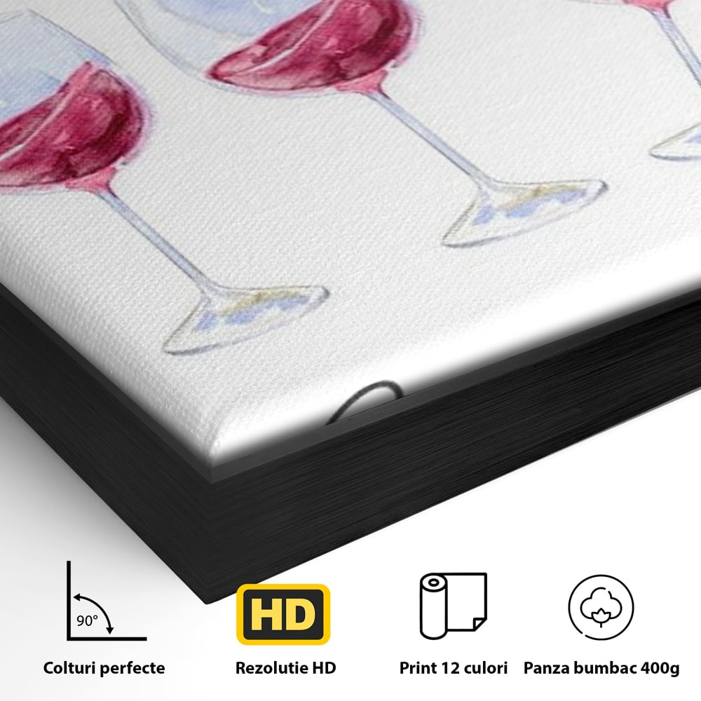 Leinwand Premium Canvas Wandkunst, LuxCanva® N1161, Ratschlag des Arztes, Rotwein, Nachricht, lustig, Getränk, Lebensmittel, Getränke, modern, modern, Pub, Bar, Lounge, Restaurant, Küche