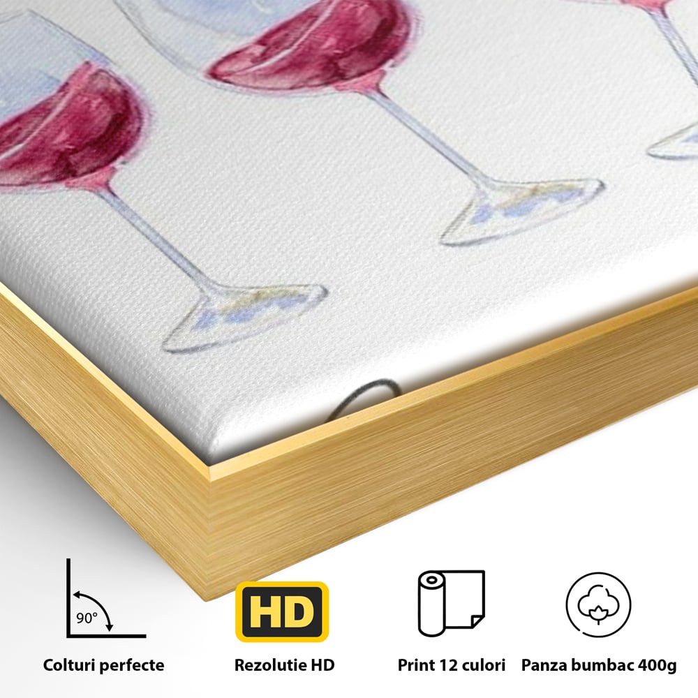 Leinwand Premium Canvas Wandkunst, LuxCanva® N1161, Ratschlag des Arztes, Rotwein, Nachricht, lustig, Getränk, Lebensmittel, Getränke, modern, modern, Pub, Bar, Lounge, Restaurant, Küche