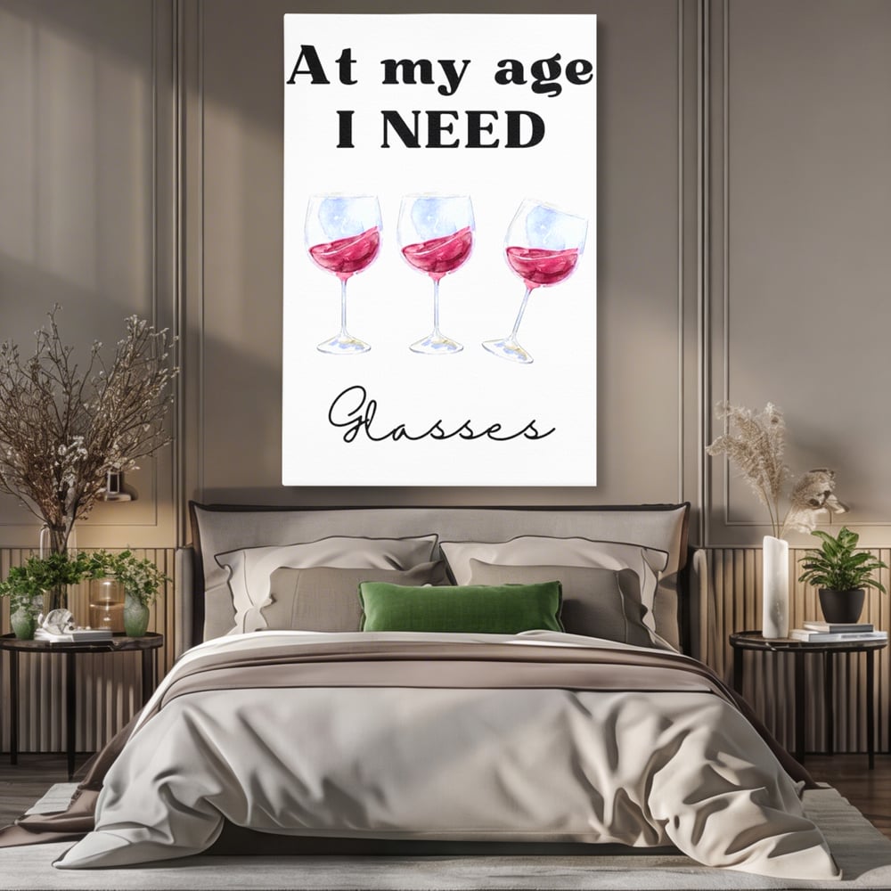 Leinwand Premium Canvas Wandkunst, LuxCanva® N1161, Ratschlag des Arztes, Rotwein, Nachricht, lustig, Getränk, Lebensmittel, Getränke, modern, modern, Pub, Bar, Lounge, Restaurant, Küche