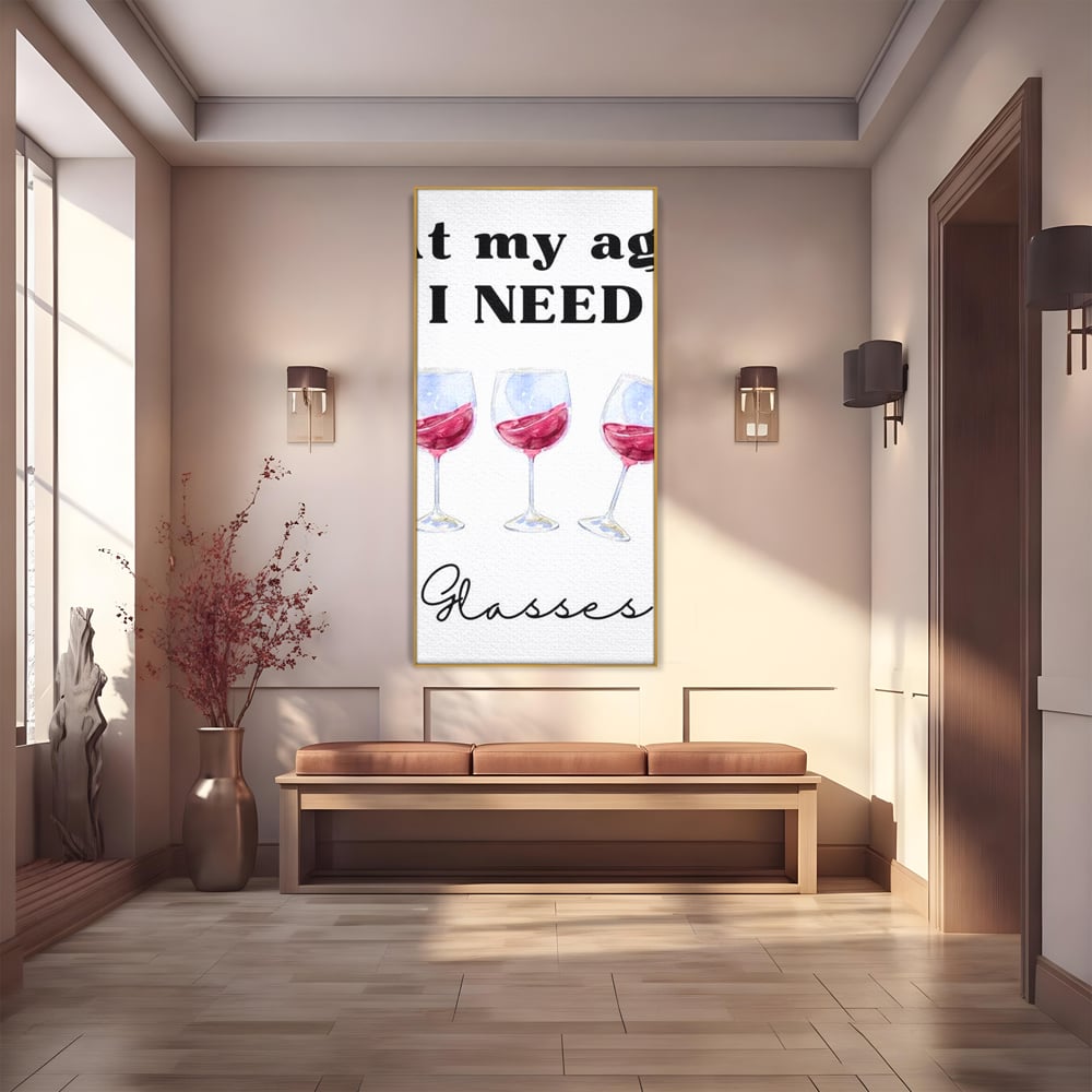 Leinwand Premium Canvas Wandkunst, LuxCanva® N1161, Ratschlag des Arztes, Rotwein, Nachricht, lustig, Getränk, Lebensmittel, Getränke, modern, modern, Pub, Bar, Lounge, Restaurant, Küche