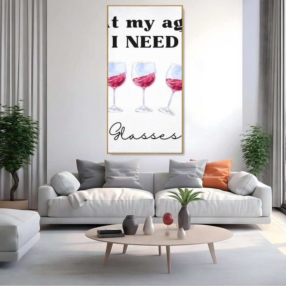 Leinwand Premium Canvas Wandkunst, LuxCanva® N1161, Ratschlag des Arztes, Rotwein, Nachricht, lustig, Getränk, Lebensmittel, Getränke, modern, modern, Pub, Bar, Lounge, Restaurant, Küche