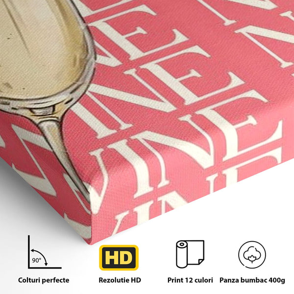 Leinwand Premium Canvas Wandkunst, LuxCanva® N1162, Spaß am Glas, Champagner, Gläser, Gläser, Toast, Sekt, Modern, Party, Kneipe, Pub, Bar, Lounge, Restaurant, Küche