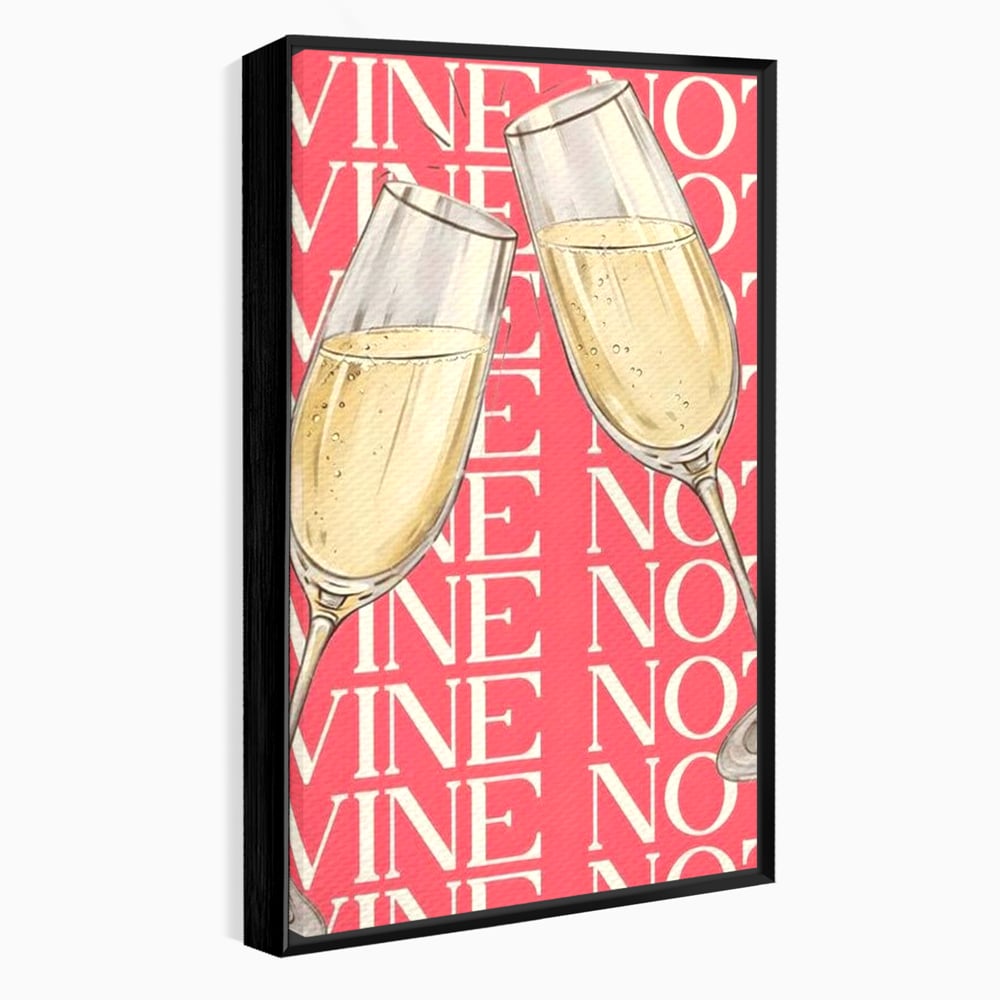 Leinwand Premium Canvas Wandkunst, LuxCanva® N1162, Spaß am Glas, Champagner, Gläser, Gläser, Toast, Sekt, Modern, Party, Kneipe, Pub, Bar, Lounge, Restaurant, Küche
