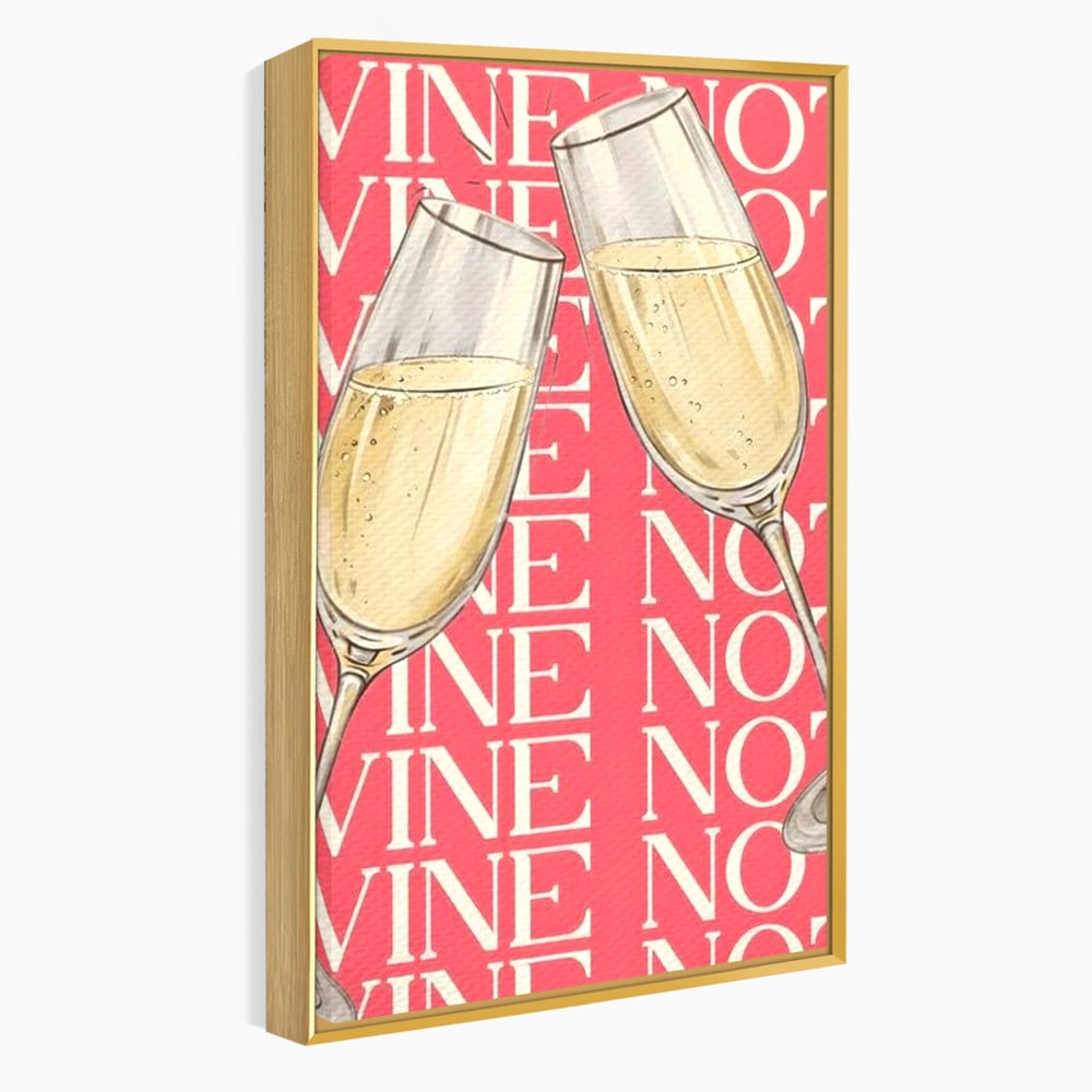 Leinwand Premium Canvas Wandkunst, LuxCanva® N1162, Spaß am Glas, Champagner, Gläser, Gläser, Toast, Sekt, Modern, Party, Kneipe, Pub, Bar, Lounge, Restaurant, Küche