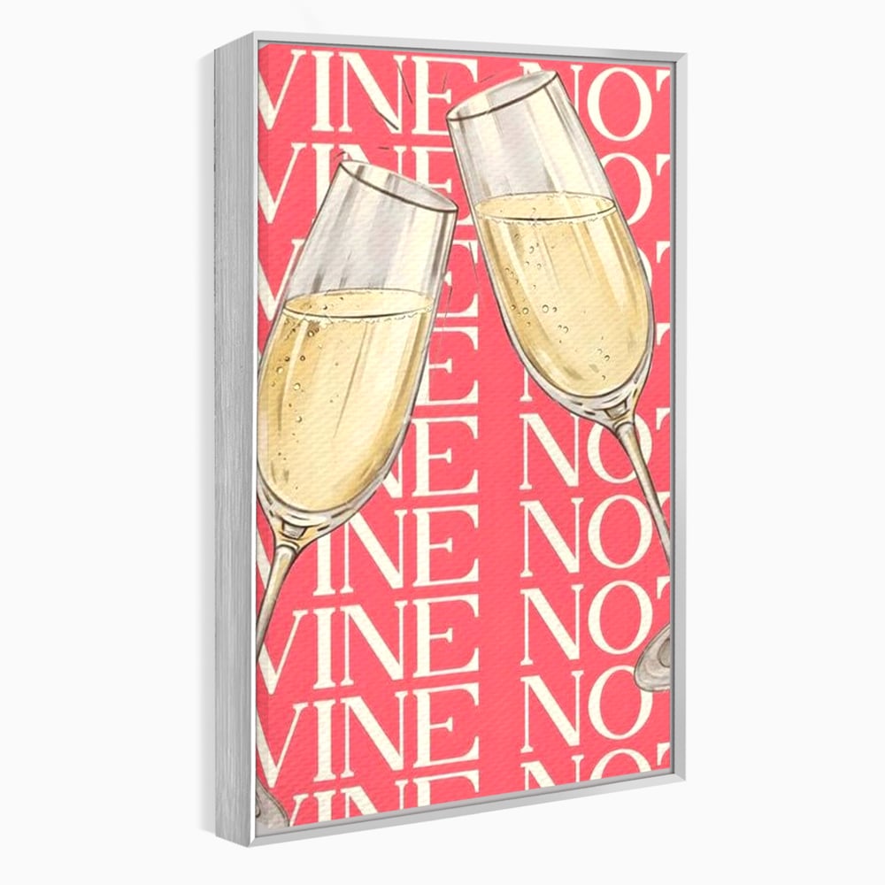 Leinwand Premium Canvas Wandkunst, LuxCanva® N1162, Spaß am Glas, Champagner, Gläser, Gläser, Toast, Sekt, Modern, Party, Kneipe, Pub, Bar, Lounge, Restaurant, Küche