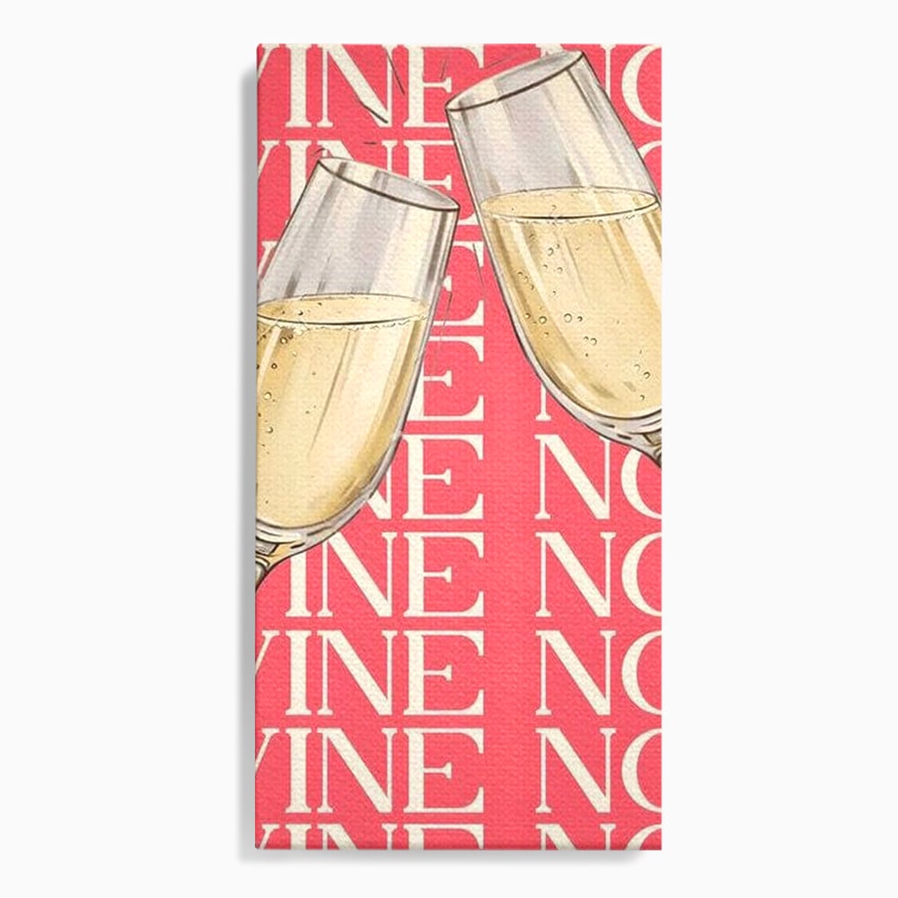 Leinwand Premium Canvas Wandkunst, LuxCanva® N1162, Spaß am Glas, Champagner, Gläser, Gläser, Toast, Sekt, Modern, Party, Kneipe, Pub, Bar, Lounge, Restaurant, Küche