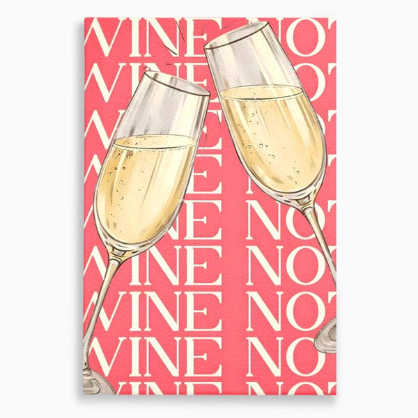 Leinwand Premium Canvas Wandkunst, LuxCanva® N1162, Spaß am Glas, Champagner, Gläser, Gläser, Toast, Sekt, Modern, Party, Kneipe, Pub, Bar, Lounge, Restaurant, Küche