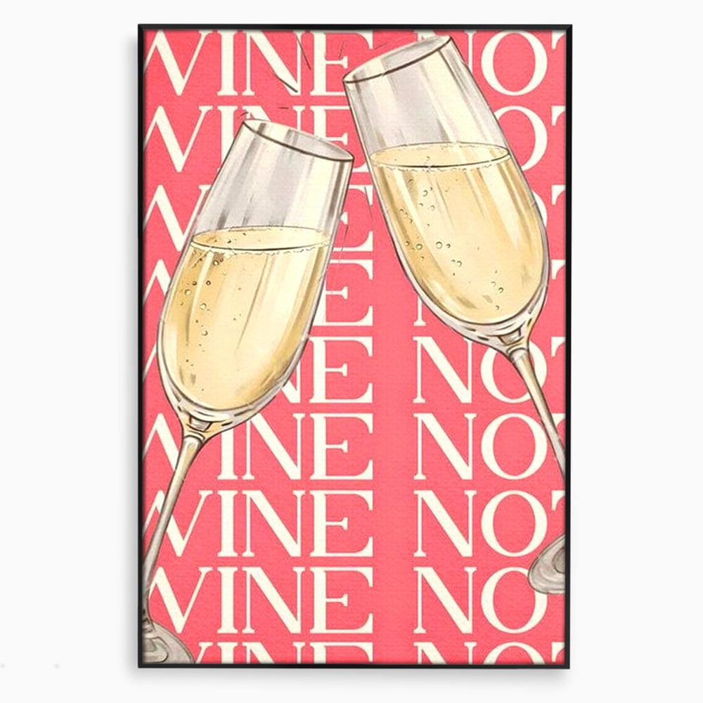Leinwand Premium Canvas Wandkunst, LuxCanva® N1162, Spaß am Glas, Champagner, Gläser, Gläser, Toast, Sekt, Modern, Party, Kneipe, Pub, Bar, Lounge, Restaurant, Küche