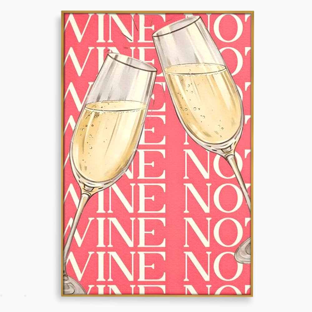 Leinwand Premium Canvas Wandkunst, LuxCanva® N1162, Spaß am Glas, Champagner, Gläser, Gläser, Toast, Sekt, Modern, Party, Kneipe, Pub, Bar, Lounge, Restaurant, Küche