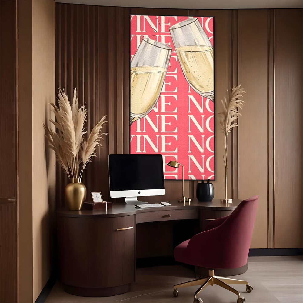 Leinwand Premium Canvas Wandkunst, LuxCanva® N1162, Spaß am Glas, Champagner, Gläser, Gläser, Toast, Sekt, Modern, Party, Kneipe, Pub, Bar, Lounge, Restaurant, Küche