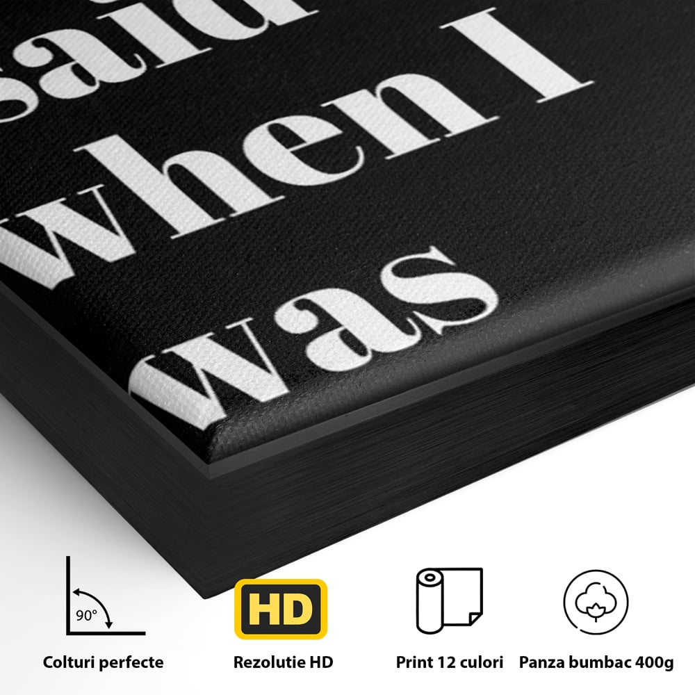 Tablou Canvas Premium, LuxCanva® N1164, Foamea are Cuvantul, Mancare, Foame, Amuzant, Motivational, Modern, Cafenea, Pub, Bar, Lounge, Restaurant, Bucatarie