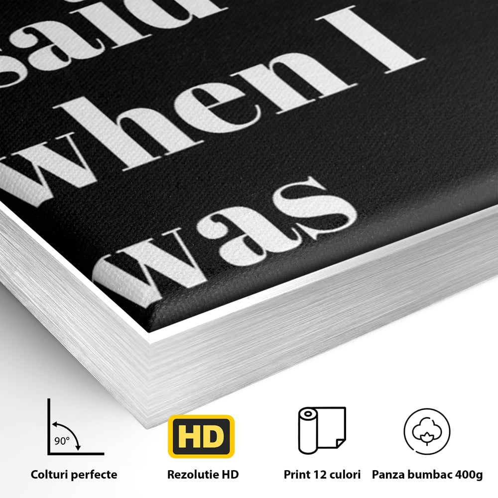 Tablou Canvas Premium, LuxCanva® N1164, Foamea are Cuvantul, Mancare, Foame, Amuzant, Motivational, Modern, Cafenea, Pub, Bar, Lounge, Restaurant, Bucatarie