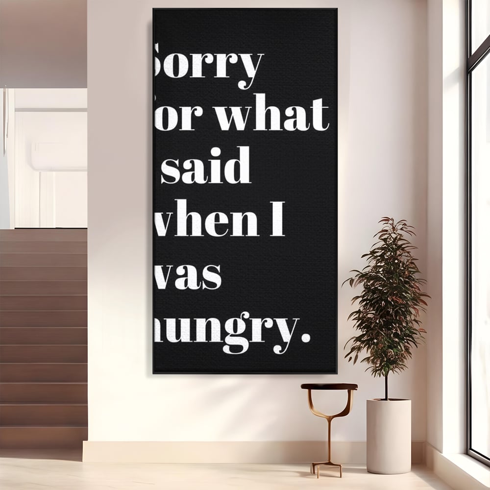 Tablou Canvas Premium, LuxCanva® N1164, Foamea are Cuvantul, Mancare, Foame, Amuzant, Motivational, Modern, Cafenea, Pub, Bar, Lounge, Restaurant, Bucatarie