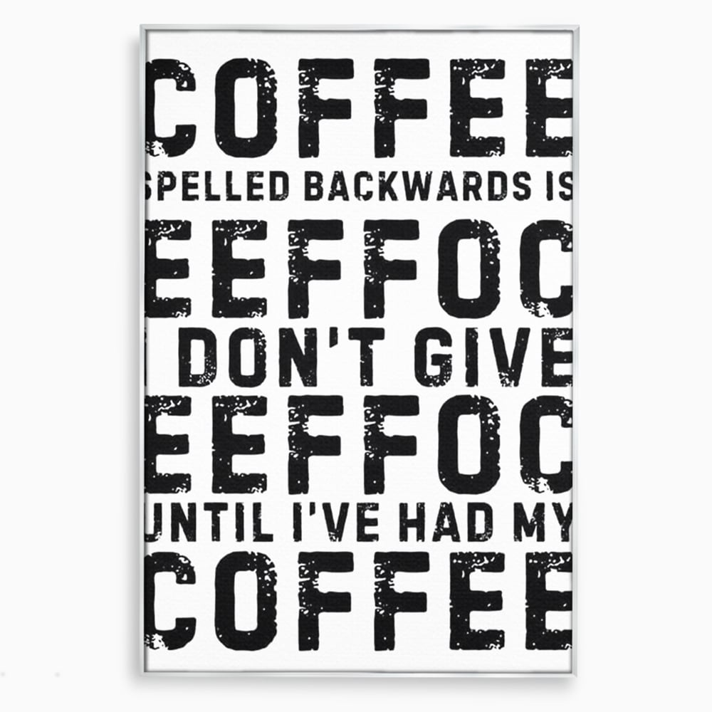 Tablou Canvas Premium, LuxCanva® N1165, Cafeluta cu Atitudine, Motivational, Citat, Dimineata, Energie, Cafea, Amuzant, Cafenea, Pub, Bar, Lounge, Restaurant, Bucatarie