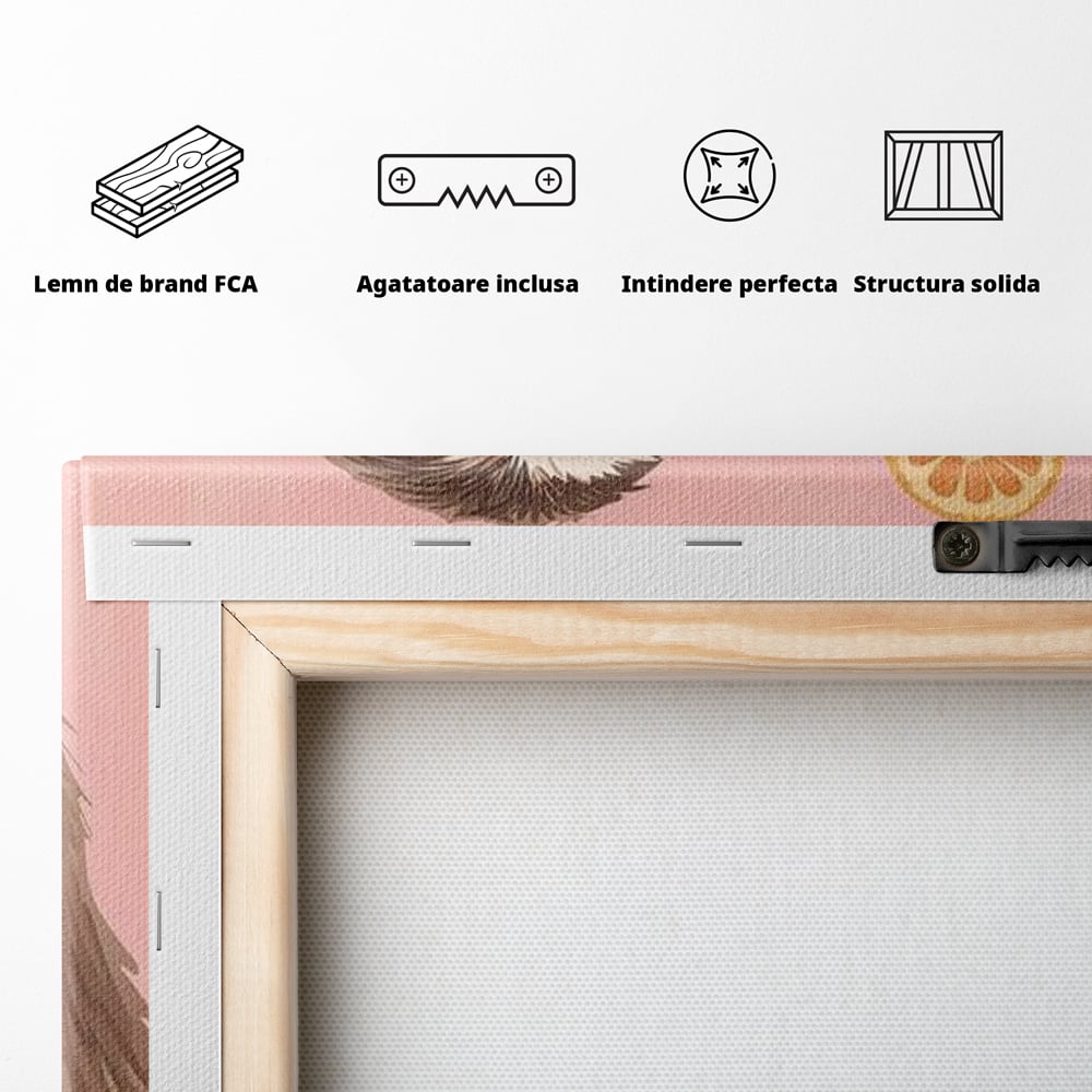 Tablou Canvas Premium, LuxCanva® N1167, Petrecere in Fiecare Zi, Cocktail, Bautura, Lenes, Animal, Relaxare, Party, Pub, Bar, Lounge, Restaurant, Bucatarie
