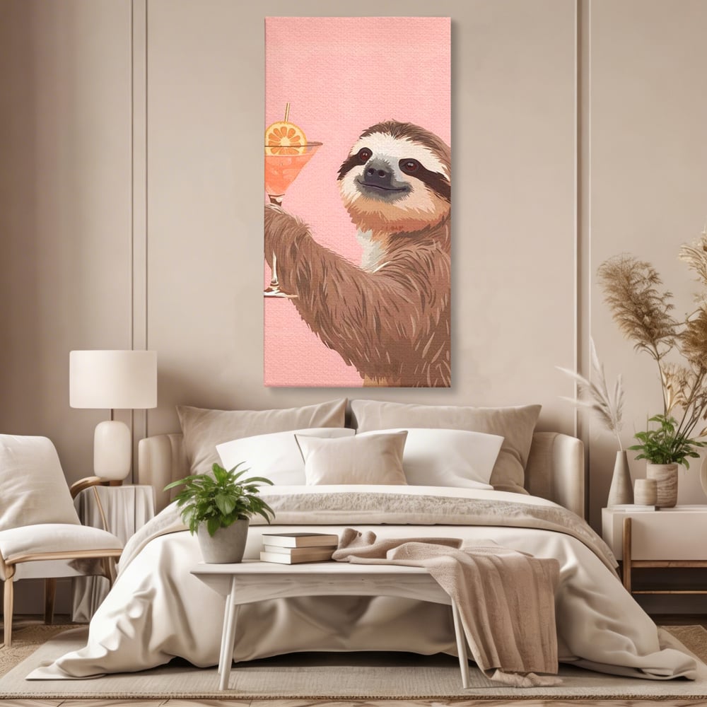 Tablou Canvas Premium, LuxCanva® N1167, Petrecere in Fiecare Zi, Cocktail, Bautura, Lenes, Animal, Relaxare, Party, Pub, Bar, Lounge, Restaurant, Bucatarie