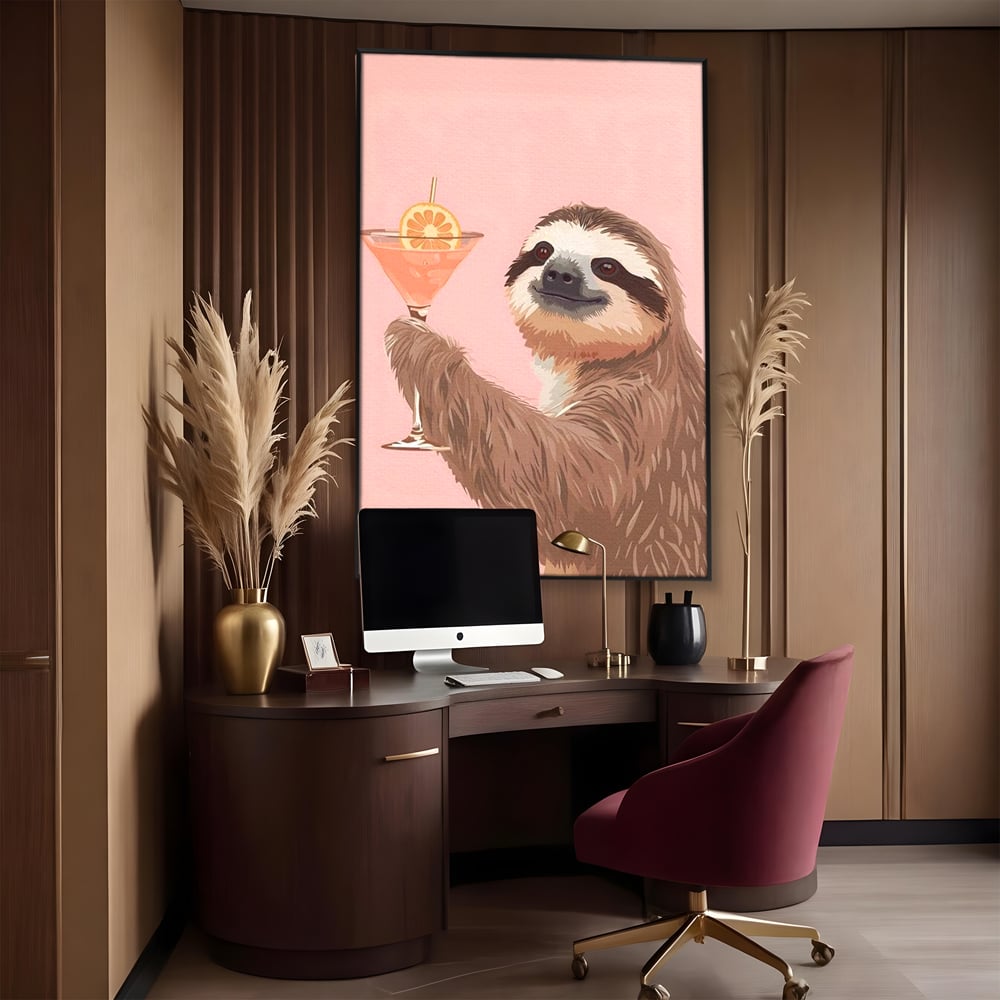 Tablou Canvas Premium, LuxCanva® N1167, Petrecere in Fiecare Zi, Cocktail, Bautura, Lenes, Animal, Relaxare, Party, Pub, Bar, Lounge, Restaurant, Bucatarie