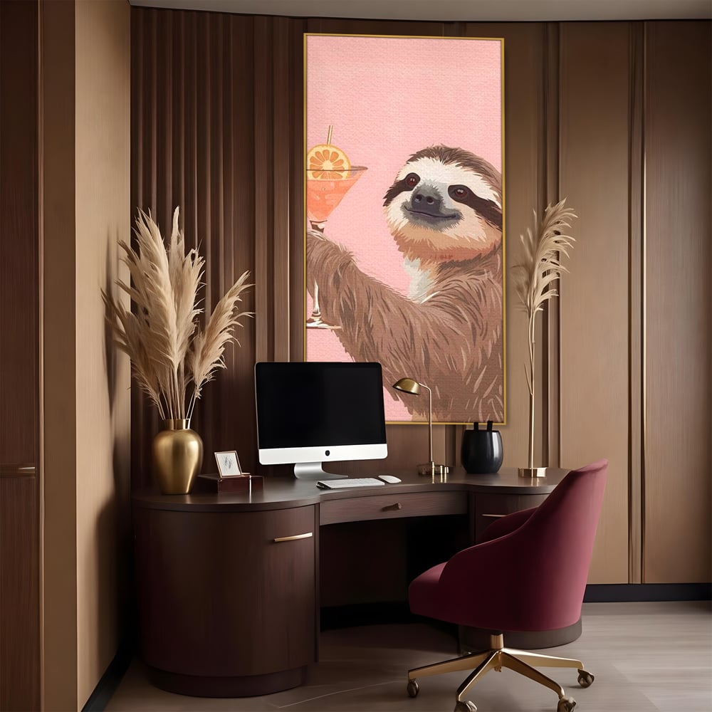 Tablou Canvas Premium, LuxCanva® N1167, Petrecere in Fiecare Zi, Cocktail, Bautura, Lenes, Animal, Relaxare, Party, Pub, Bar, Lounge, Restaurant, Bucatarie
