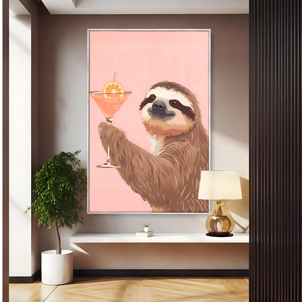 Tablou Canvas Premium, LuxCanva® N1167, Petrecere in Fiecare Zi, Cocktail, Bautura, Lenes, Animal, Relaxare, Party, Pub, Bar, Lounge, Restaurant, Bucatarie