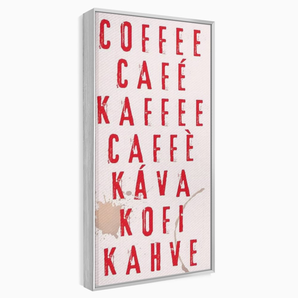 Tablou Canvas Premium, LuxCanva® N1168, Cafea fara Frontiere, Cafea, Dimineata, Obicei, Universal, International, Cafenea, Pub, Bar, Lounge, Restaurant, Bucatarie