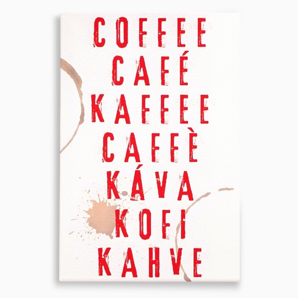 Tablou Canvas Premium, LuxCanva® N1168, Cafea fara Frontiere, Cafea, Dimineata, Obicei, Universal, International, Cafenea, Pub, Bar, Lounge, Restaurant, Bucatarie