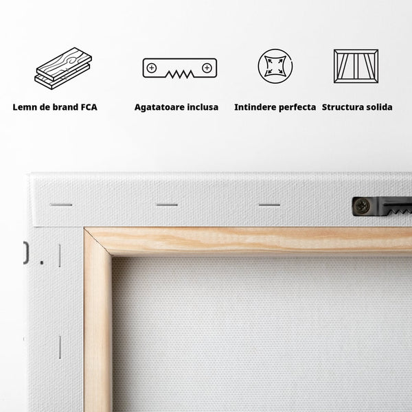 Tablou Canvas Premium, LuxCanva® N1169, Un Mic Poem Aromat, Cafea, Poezie, Dimineata, Design, Modern, Amuzant, Cafenea, Pub, Bar, Lounge, Restaurant, Bucatarie
