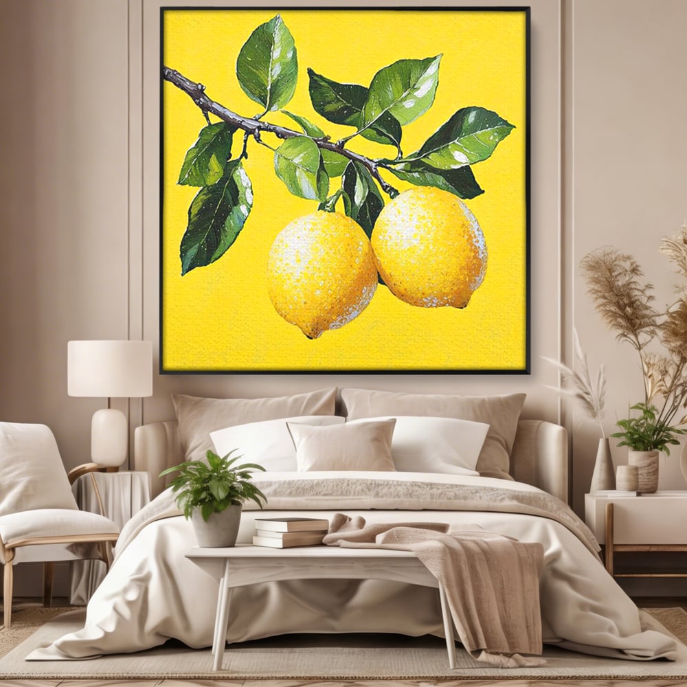 Leinwand Premium Canvas Wall Art, LuxCanva® N1179, Happy Erdbeeren, Limonade, Limonade, Erdbeere, natürlich, Obst, frisch, Kleie, Blätter, Pub, Bar, Lounge, Restaurant, Küche