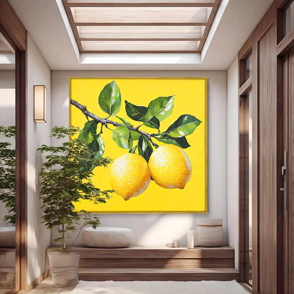 Leinwand Premium Canvas Wall Art, LuxCanva® N1179, Happy Erdbeeren, Limonade, Limonade, Erdbeere, natürlich, Obst, frisch, Kleie, Blätter, Pub, Bar, Lounge, Restaurant, Küche